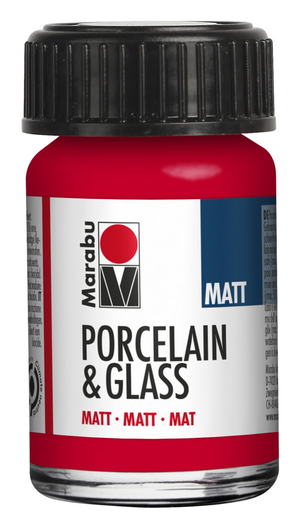 Porcelain & Glass matt 15ml, čerešňová