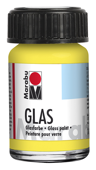 Glas 15ml, žltá citrónová