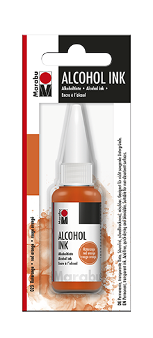 Alcohol Ink 20ml, červeno oranžová